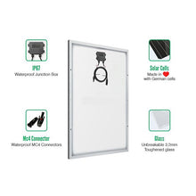 Load image into Gallery viewer, Loom Solar Panel 125 watt - 12 volt Mono Crystalline